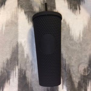 Mayte black studded Starbucks tumbler
